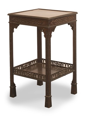 Lot 518 - A George III-style mahogany side table