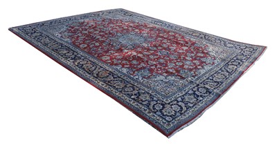 Lot 441 - A large Isfahan carpet