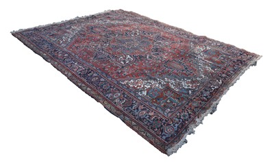 Lot 440 - A Persian Heriz carpet
