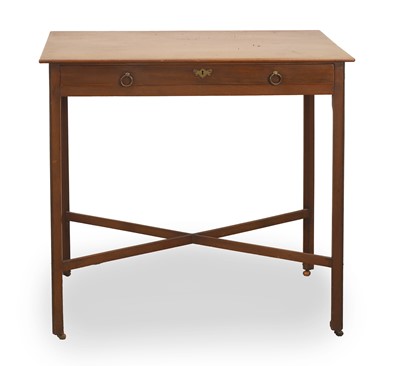 Lot 524 - A George III mahogany side table