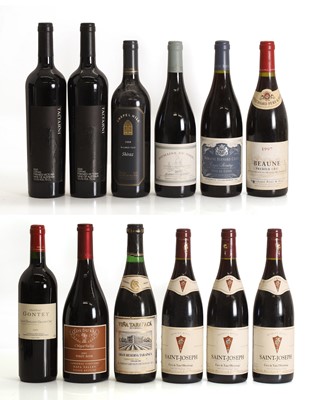 Lot 392 - A selection of French & New World red wines