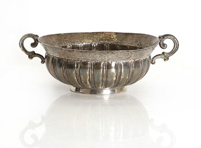 Lot 50 - An 18th century French silver bowl