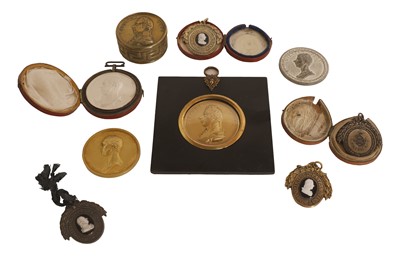 Lot 47A - Five silver and gilt metal Pitt Club badges