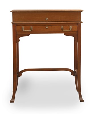 Lot 529 - A mahogany writing desk