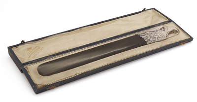 Lot 7 - A Dutch silver-mounted letter opener