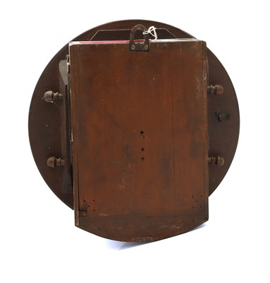 Lot 204 - A mahogany dial clock by C. Padbury, Lymington