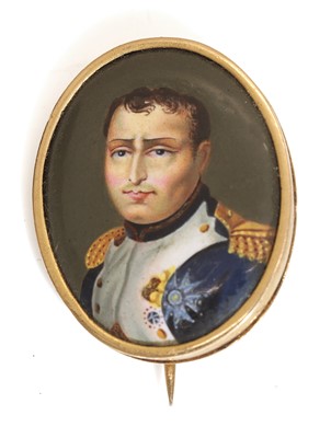 Lot 45A - A portrait of Napoleon Bonaparte