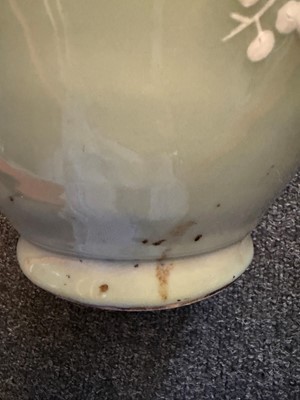 Lot 54 - A Chinese celadon glazed vase