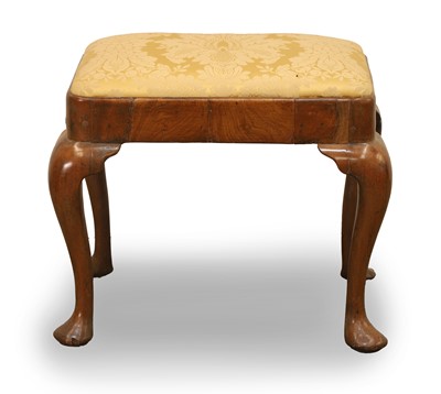 Lot 511 - A George I walnut stool