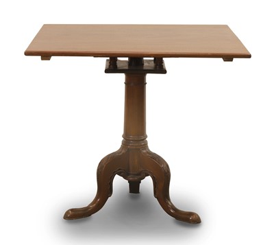 Lot 513 - A George III mahogany tripod table