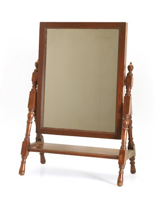 Lot 491 - A Shoolbred & Co table mirror