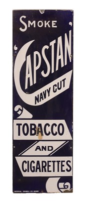 Lot 311 - A Capstan 'navy cut' Tobacco and Cigarettes enamel sign