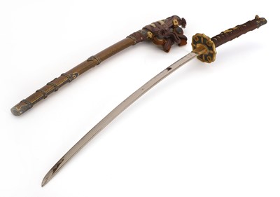 Lot 51 - A Japanese ceremonial sword