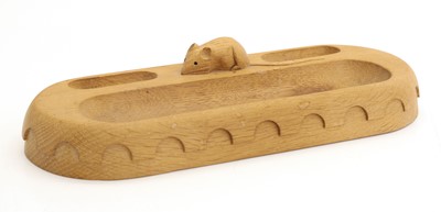 Lot 301 - An oak pen tray