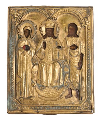 Lot 306 - An icon of The Holy Family