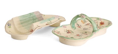 Lot 112 - A longchamp Majolica asparagus basket