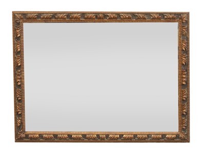 Lot 491 - A rectangular Florentine style mirror