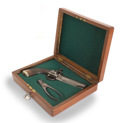 Lot 381 - An English percussion pistol