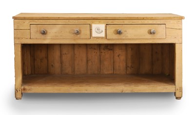 Lot 545 - A pine baker's table